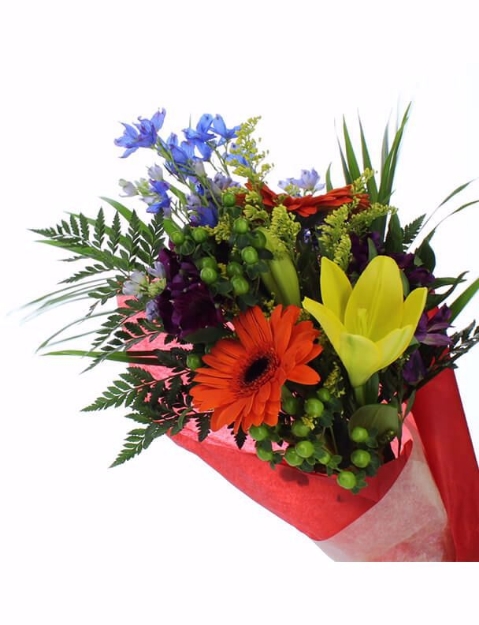 Picture of Garden Gathered Presentation Bouquet - Premium