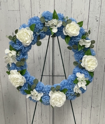Show details for Peaceful Tides Silk Wreath Picture of Peaceful Tides Silk Wreath