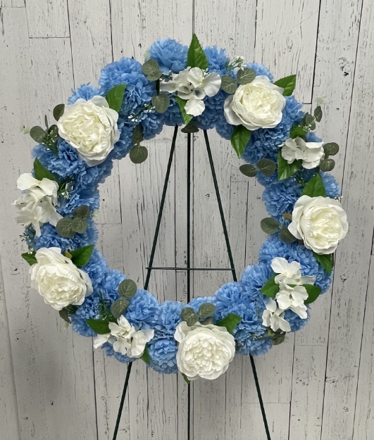 Picture of Peaceful Tides Silk Wreath